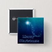 ベスレヘムのクリスマスの空の星 缶バッジ (正面&裏面)