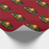 ベスレヘムのクリスマスの賢者の金星 ラッピングペーパー (角)