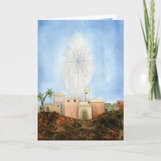 ベスレヘムのクリスマスカード シーズンカード (正面)