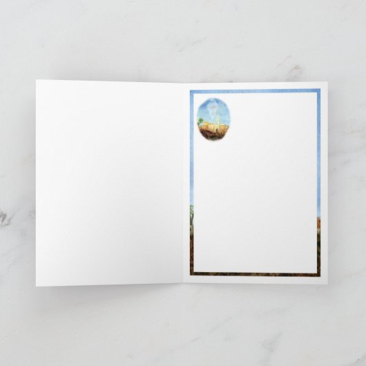 ベスレヘムのクリスマスカード シーズンカード (内部)