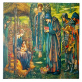 ベスレヘムのタイルTrivetまたはギフト用の箱の星 タイル (正面)