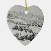 ベスレヘムのヴィンテージのイメージ セラミックオーナメント (右)