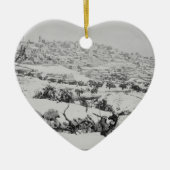 ベスレヘムのヴィンテージのイメージ セラミックオーナメント (正面)