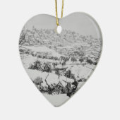 ベスレヘムのヴィンテージのイメージ セラミックオーナメント (左)