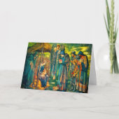 ベスレヘムの挨拶状の星(あなたの写真を加えて下さい) シーズンカード (正面)