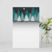 ベスレヘムの星との冬夜 便箋 (スタンド正面)