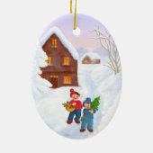 ベスレヘムの星 セラミックオーナメント (裏面)