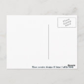 ベスレヘムの郵便はがきの星 ポストカード (裏面)