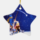 ベスレヘム及びドン・キホーテの星 セラミックオーナメント (裏面)