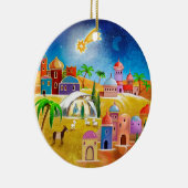 ベスレヘムx-masのオーナメント上の星 セラミックオーナメント (右)