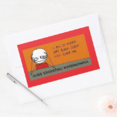 ベスBのシール 長方形シール (封筒)