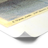 ベセスダテラスセントラルパークヴィンテージアートワーク ポスター (角)