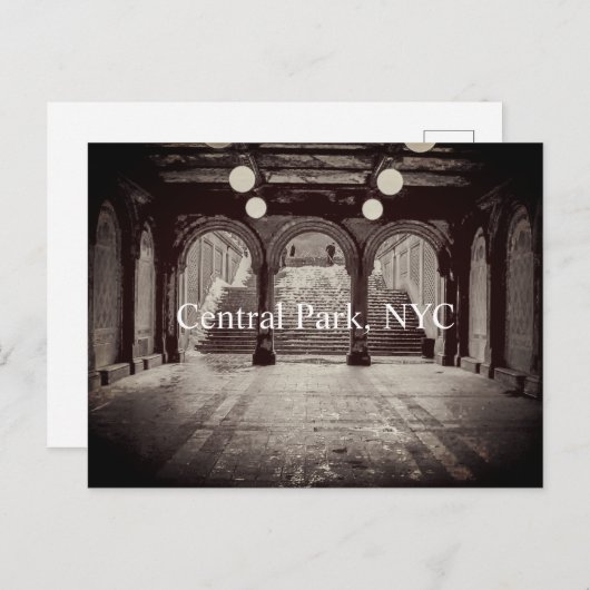 ベセスダテラスポストカードの下の通路 ポストカード (正面/裏面)