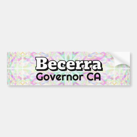 ベセラ カリフォルニア州知事 バンパーステッカー (正面)