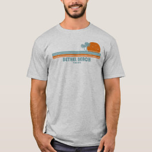 ベセルビーチバージニアサンパームツリーズ Tシャツ