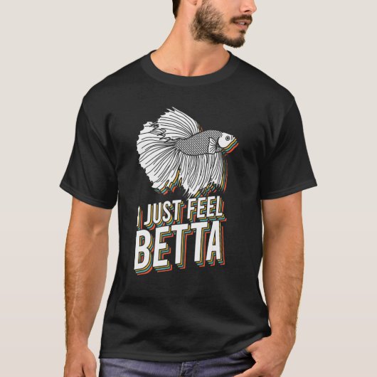 ベタが好きなだけ ベタ 闘魚 ベタ1 Tシャツ (正面)