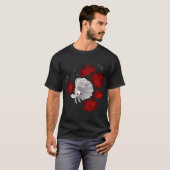 ベタとポピー Tシャツ (正面フル)