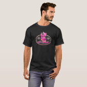 ベタのママ ベタ・スプレンデンス 熱帯魚 アクアリウム Tシャツ (正面フル)