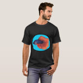 ベタの魚 Tシャツ (正面フル)