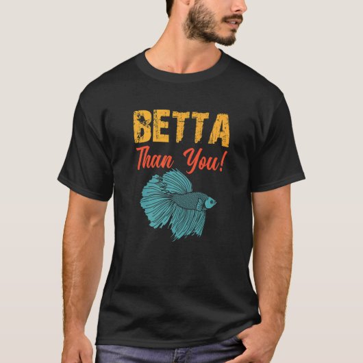 ベタよりあなたのベタ水槽 Tシャツ (正面)