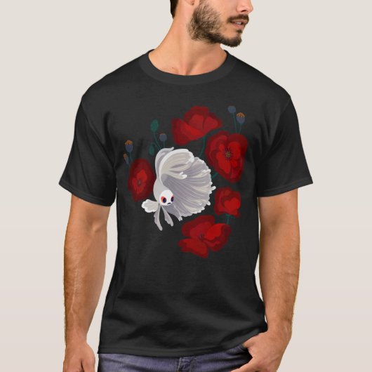 ベタスとポピーたち Tシャツ (正面)
