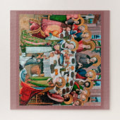 ベタニーでのディナー(M 055) ジグソーパズル (横)