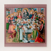 ベタニーでのディナー(M 055) ジグソーパズル (縦)