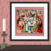 ベタニーでのディナー(M 055) ポスター