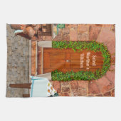 ベタニーの台所の聖マルタ キッチンタオル (横)