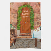 ベタニーの台所の聖マルタ キッチンタオル (縦)