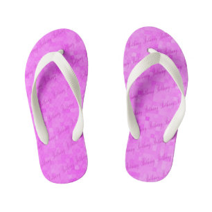 ベタニーガールズネームロゴ キッズビーチサンダル