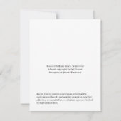 ベタニーバラビーチ: Notecard サンキューカード (裏面)