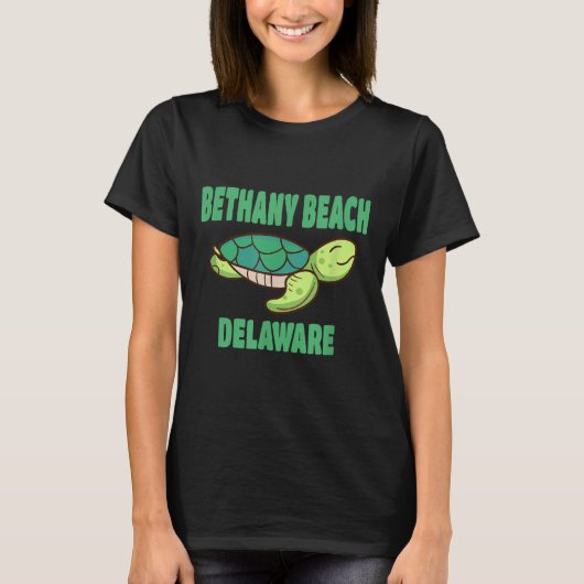 ベタニービーチデラウェア海タートルテーマ Tシャツ (正面)