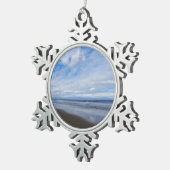 ベタニービーチI スノーフレークピューターオーナメント (右)