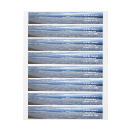 ベタニービーチI ラップアラウンドラベル (シート)