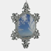 ベタニービーチII スノーフレークピューターオーナメント (左)