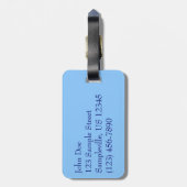 ベタニービーチII ラゲッジタグ (裏面縦)