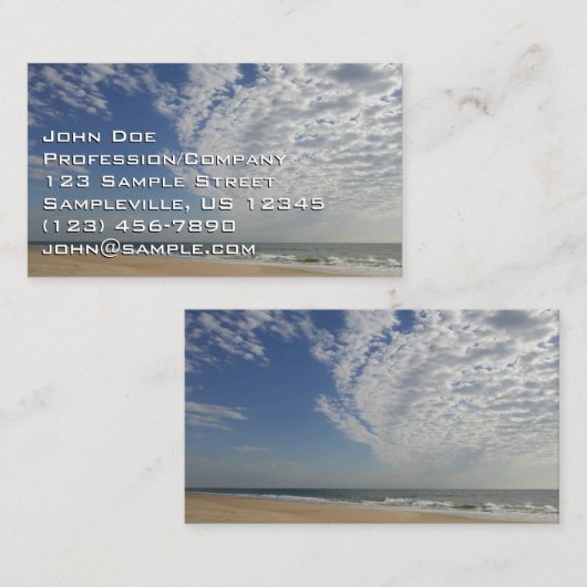 ベタニービーチII 名刺 (正面/裏面)