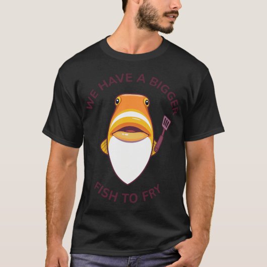 ベタフィッシュ模様 Tシャツ (正面)