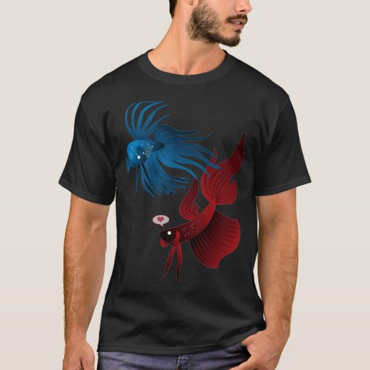 ベタフィッシュ ラブ Tシャツ (正面)