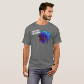ベタフィッシュ; 群れるにはあまりにもクールすぎる Tシャツ (正面フル)