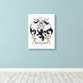 ベタンコート家紋 キャンバスプリント (インサイチュ (ウッドフロア))