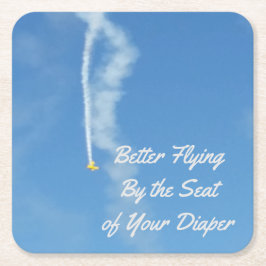 ベターコ飛んでいるースター スクエアペーパーコースター