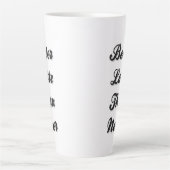 ベターラテザンネバーファンシーフォント カフェラテマグ (正面)