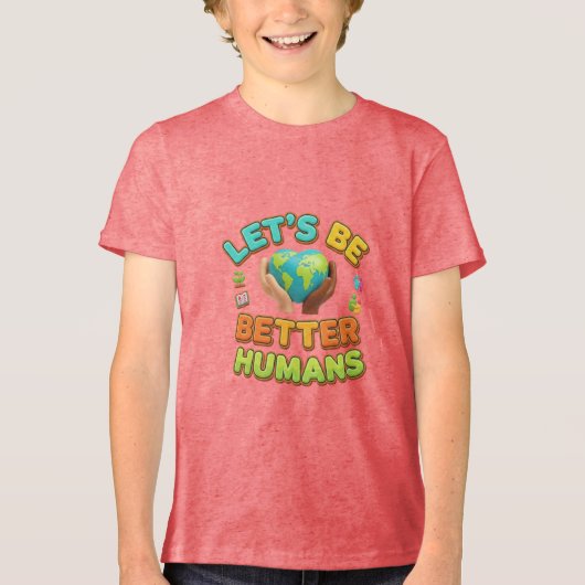 ベター・ヒューマンズ・アースTシャツ トライブレンドTシャツ (正面)