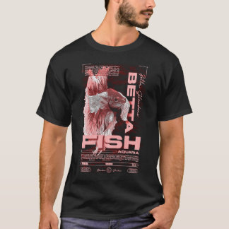 ベタ飼育者モダンストリートウェア Tシャツ