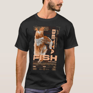 ベタ飼育者モダンストリートウェア Tシャツ