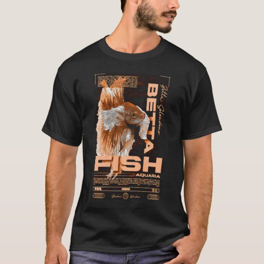 ベタ飼育者モダンストリートウェア Tシャツ (正面)