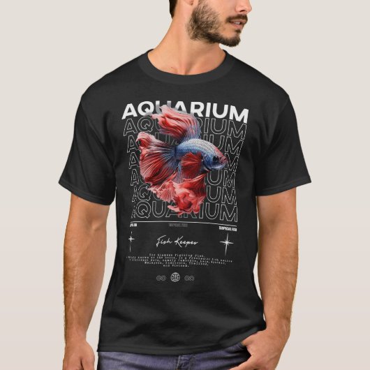 ベタ飼育者モダンストリートウェア Tシャツ (正面)