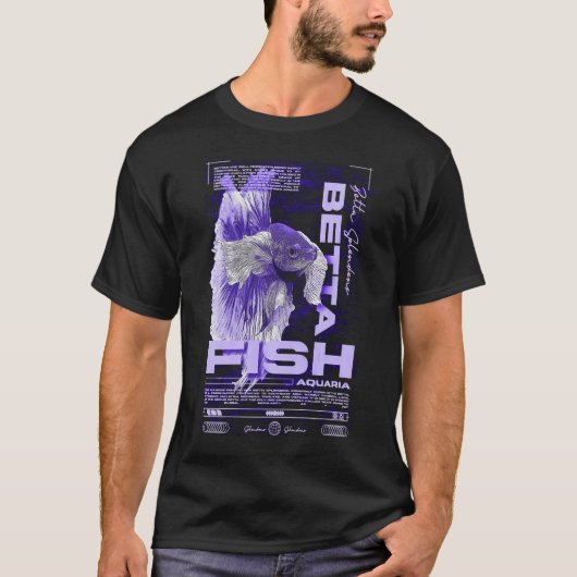 ベタ飼育者モダンストリートウェア Tシャツ (正面)
